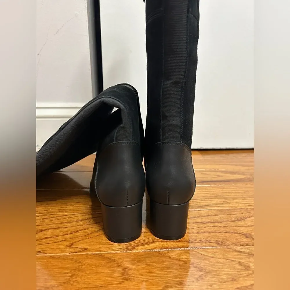 Waterproof over the knee boots